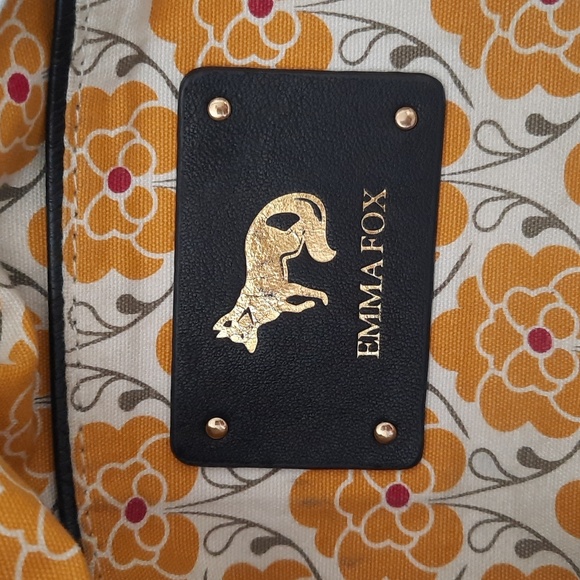 Black leather Emma Fox purse. - Picture 3 of 8